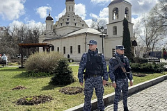 Росгвардия обеспечила правопорядок в московских храмах в Вербное воскресенье